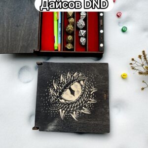Шкатулка для дайсов 10 — дерево
