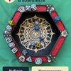 15409649721.jpg Dice Tray с отделениями, деревянный лоток для DnD, D20 в круге