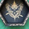 Дайстрей для кубиков DnD, ворон и D20