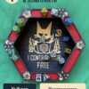 Dice Tray с отделениями, деревянный лоток для DnD, I Control Your Fate