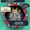 Dice Tray с отделениями, деревянный лоток для DnD, I Control Your Fate