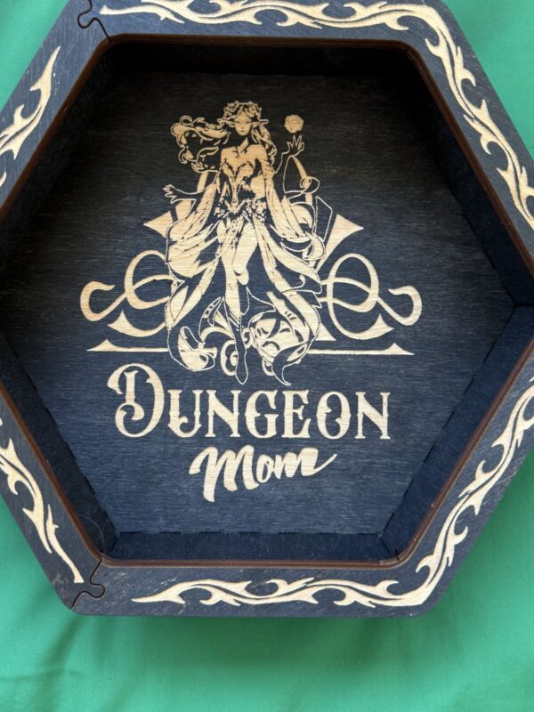 15409652574.jpg Дайстрей для DnD, Dungeon Mom и завитки, дерево