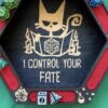 Dice Tray с отделениями, деревянный лоток для DnD, I Control Your Fate