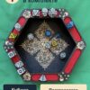 15409653522.jpg Dice Tray с отделениями, деревянный лоток для DnD, D20 и четырёхлепестковый узор